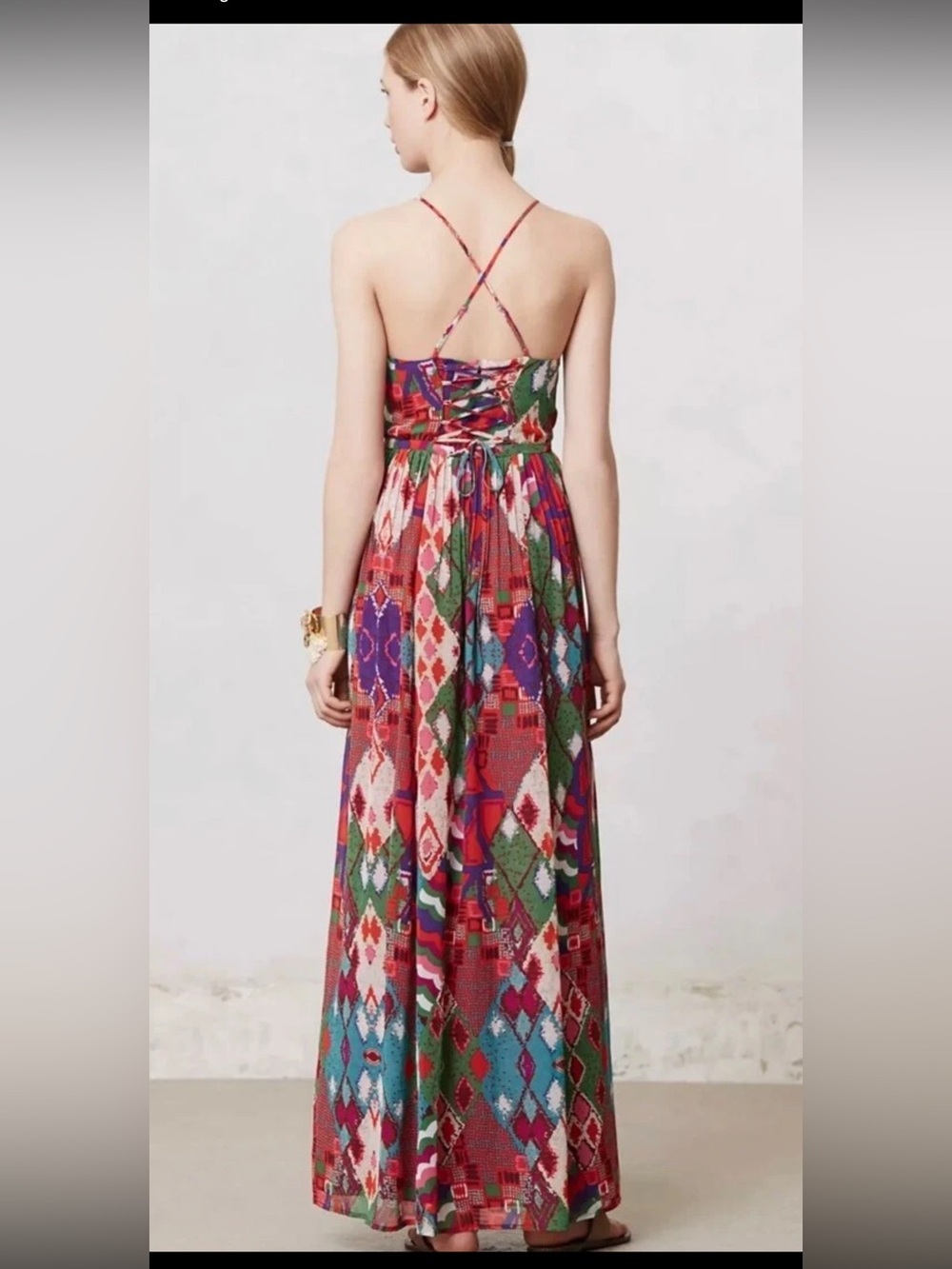 MAEVE Tarana maxi printed dress size 8 - Picture 2 of 9